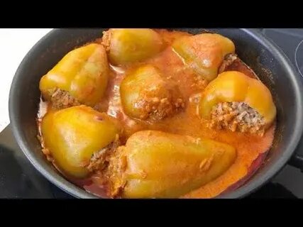 Видео перцы фаршированные с рисом с мясом