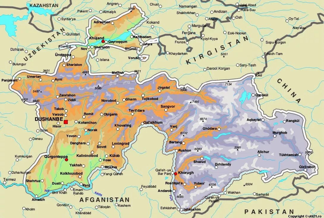 Русский язык точикистон. Политическая карта Таджикистана. Таджикистан карта географическая. Карта Республики Таджикистан. Карта Таджикистан 2021.