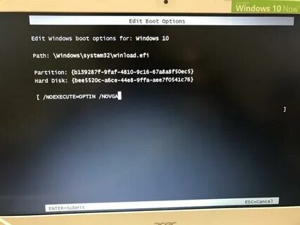 Boot загрузка windows 10