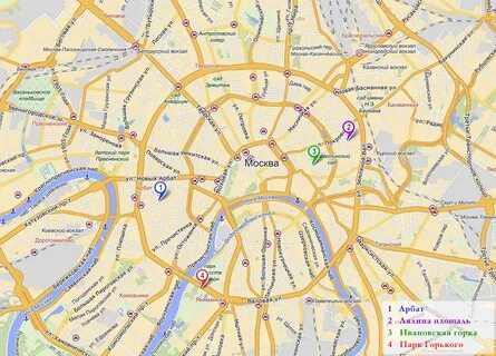 Просто карта москвы