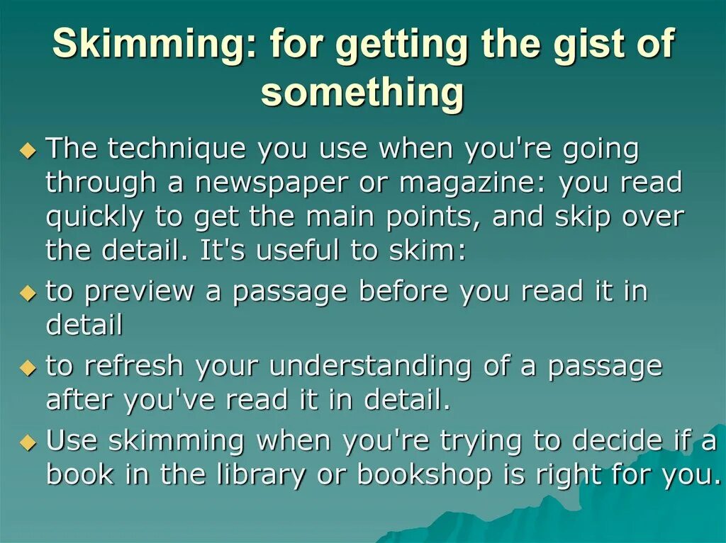 Posting reading. Reading презентация. reading skills skimming. skimming scanning intensive reading. reading for gist.