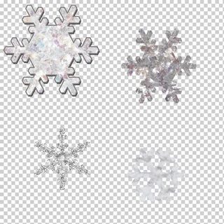 Прозрачные снежинки для фотошопа