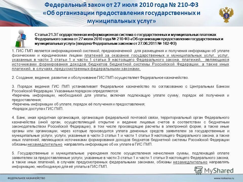 ФЗ 210 О предоставлении государственных и муниципальных услуг. Закон 210 ФЗ об организации. Принципы предоставления гос услуг 210 ФЗ. Перечень платежей для ГИС ГМП. Соответствии с бюджетным законодательством рф