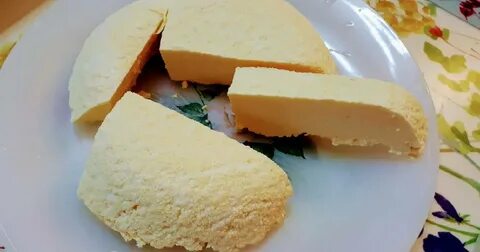 Сыр из молока с лимоном
