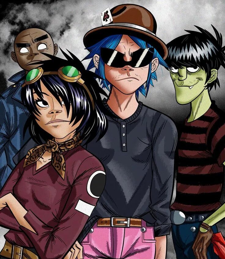Гарилас. Гарилас. Гориллаз группа. Джейми хьюлетт гориллаз. Gorillaz плакат.