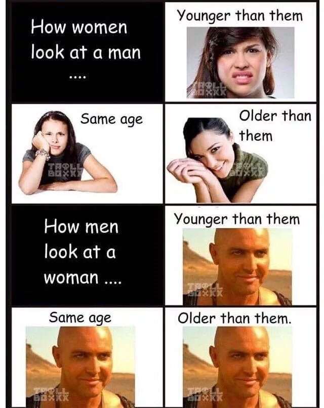 I look at him the same
