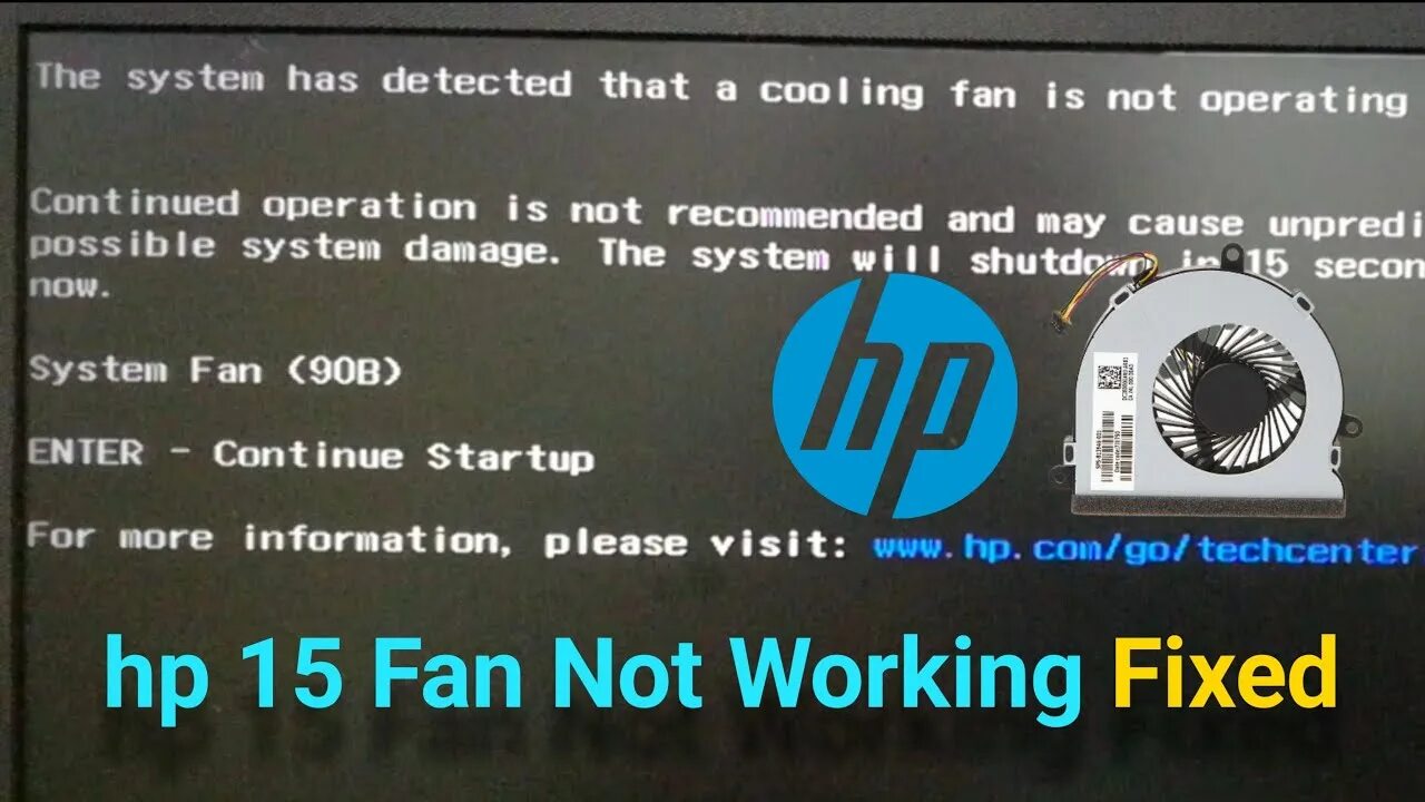 System Fan. System Fan (90b) при включении ноутбука. The system has detected