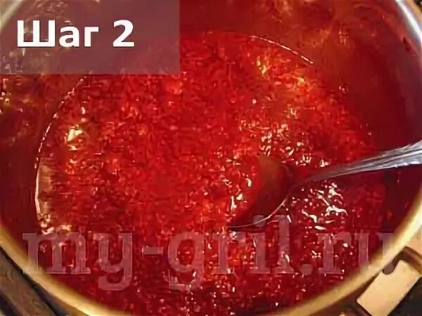 Малиновая прослойка для торта из замороженной малины