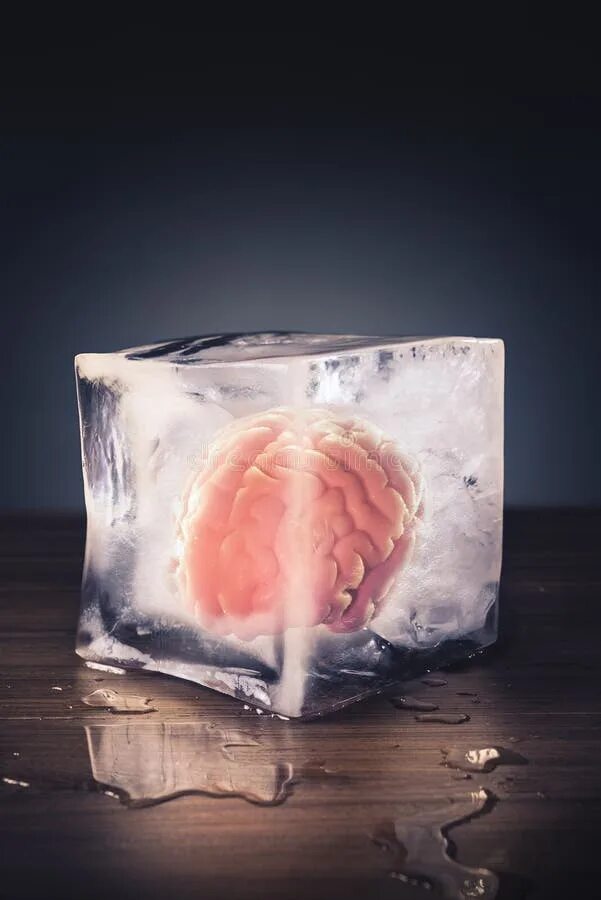 Заморозка мозгов. Замороженные клетки.