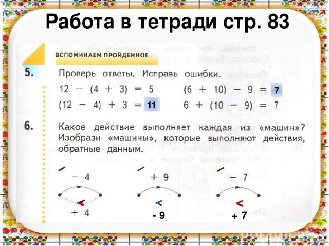 Математика 1 стр 83 ответы. Выполни действие тетради. Изобрази действие машины и. Зеркальное отображение предметов 1 класс. Изобрази машины которые выполняют действия обратные данным.