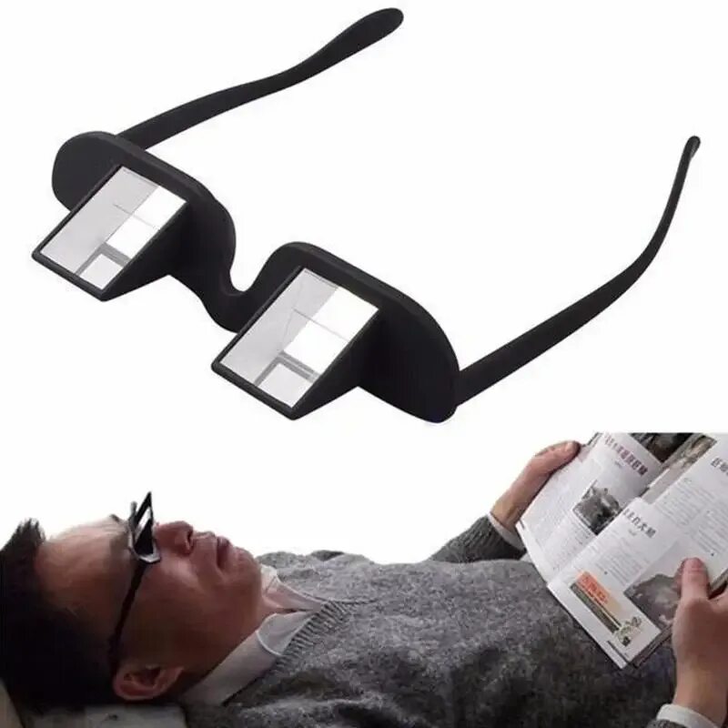 Очки Lazy Readers. Очки для чтения лежа. Перископические очки для чтения. Очки для горизонтального чтения.