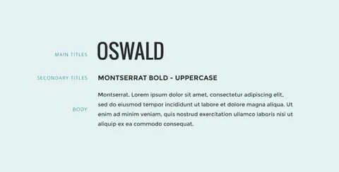 Шрифт oswald