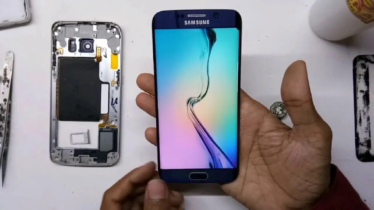 Galaxy s6 датчики. Samsung Galaxy s6 Edge Repair. Samsung s6 бедный. Samsung s6 разбор. Galaxy s6 экран