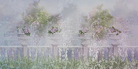 Фреска розовая