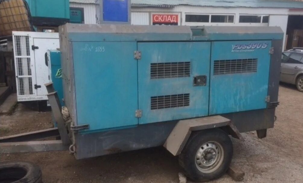 Роторно-пластинчатый компрессор. Компрессор безмасляный 90 л 8 бар 450 л/мин. 25. Аирман 175. Компрессор 420 л\м.