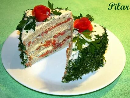 Соленый торт рецепт