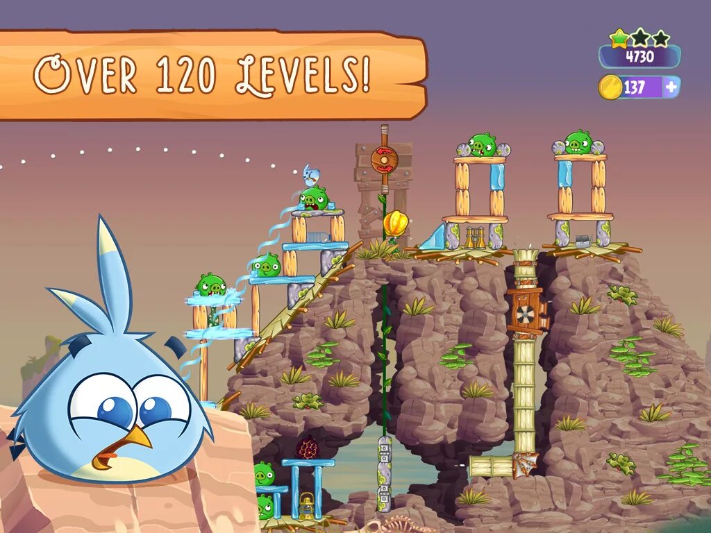 Angry birds мод меню. Angry birds stella 1.1.5.