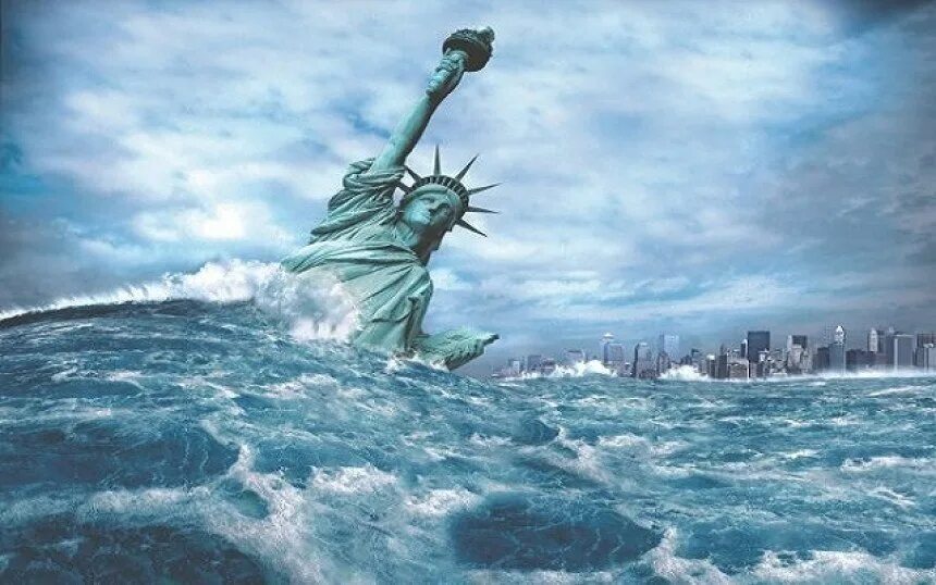 Статуя свободы с моря. Цунами в нью-йорке. Америка тонет. Высота статуи свободы в нью-йорке. Статуя свободы нью-йорк.