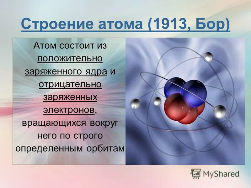 Атом почему отрицательный