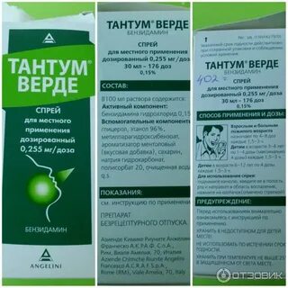 Тантум верде сколько брызгать детям