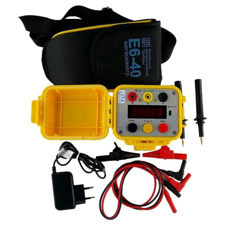 1. мегаомметр цифровой е6-40. 5. мегаомметр е6-40 ударопрочный. е6-40 (с интерфейсом usb) — мегаомметр.