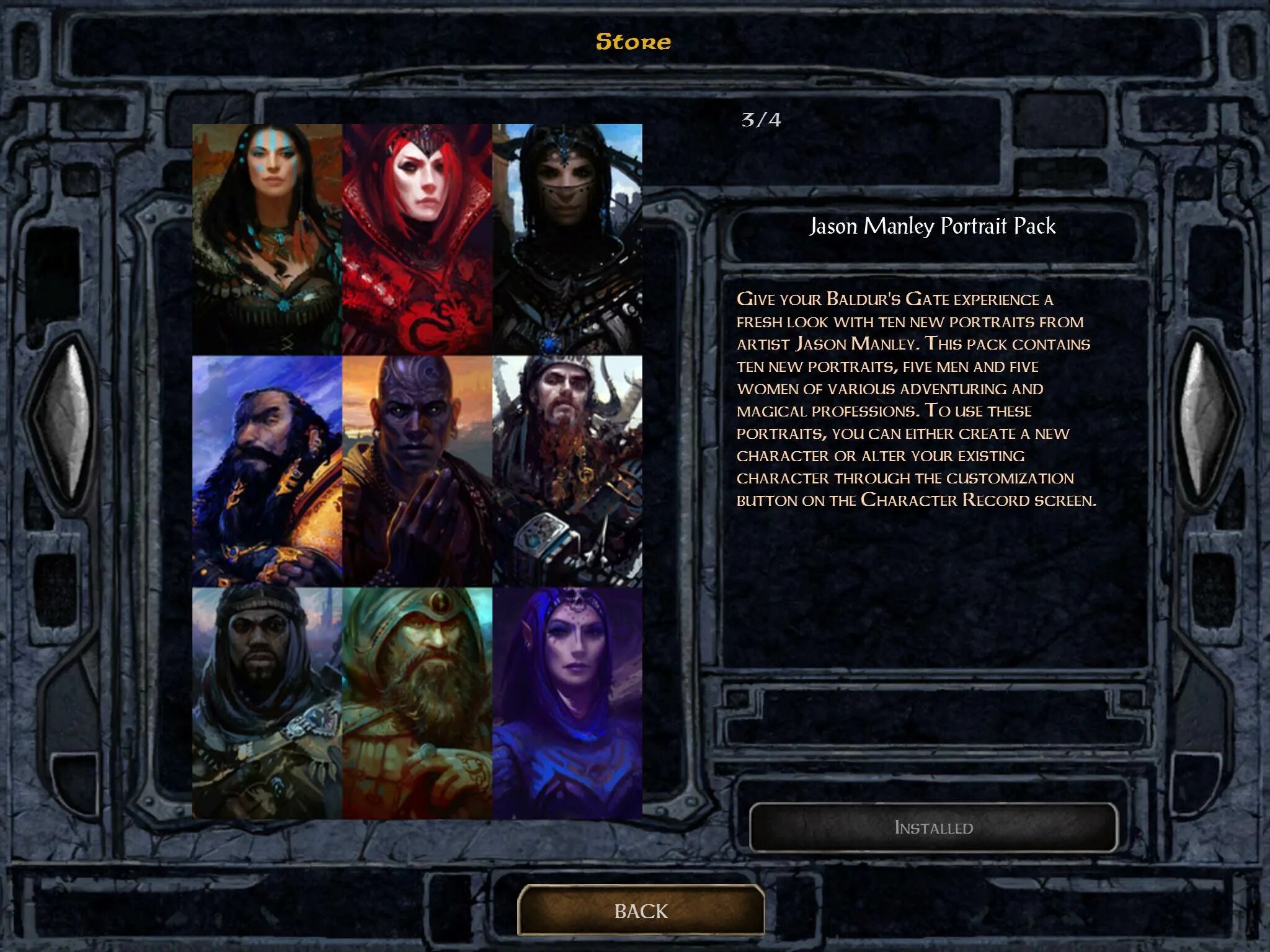 Загадка с дисками baldur s. Baldur's Gate значки умений.