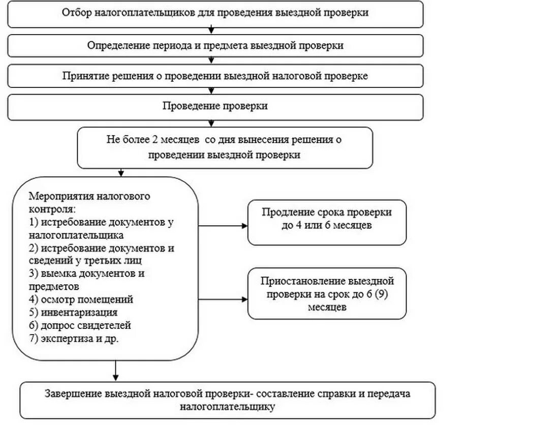 Схема проведения выездной проверки. Порядок проведения выездной налоговой проверки схема. Этапы выездной налоговой проверки схема. Выездная налоговая проверка схема.