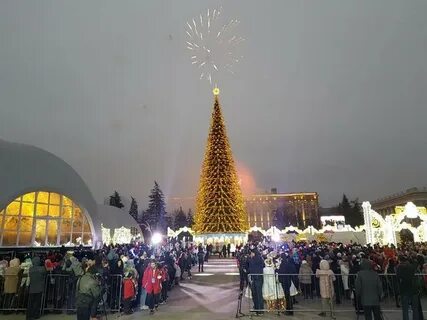 Открытие елки в белгороде 2023