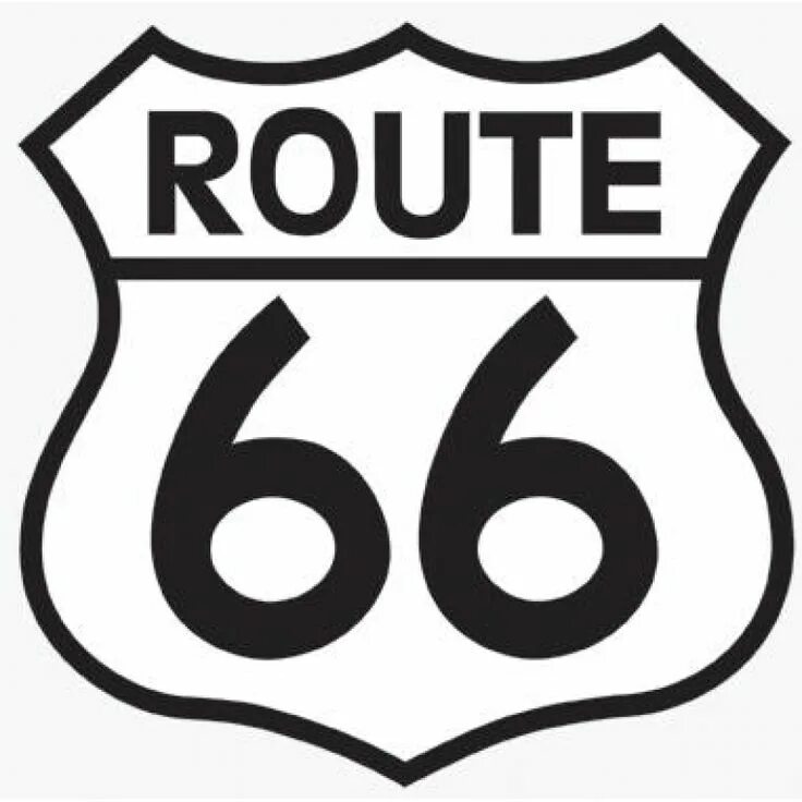 Повторяющиеся 66. Стикеры Route 66. Route 66 знак. Route 66 вектор. Route 66 наклейка.