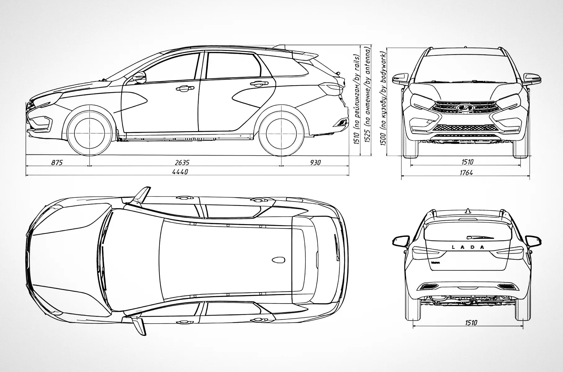 Размеры лады весты универсал