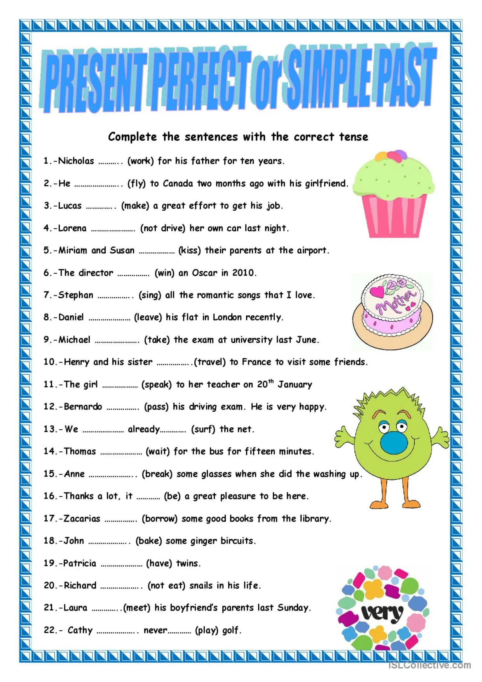 Present perfect or past simple Worksheets. Present perfect past simple exercises Elementary. Past simple or present perfect Worksheets Intermediate. Present perfect past simple exercises Intermediate. Past simple or present perfect exercises