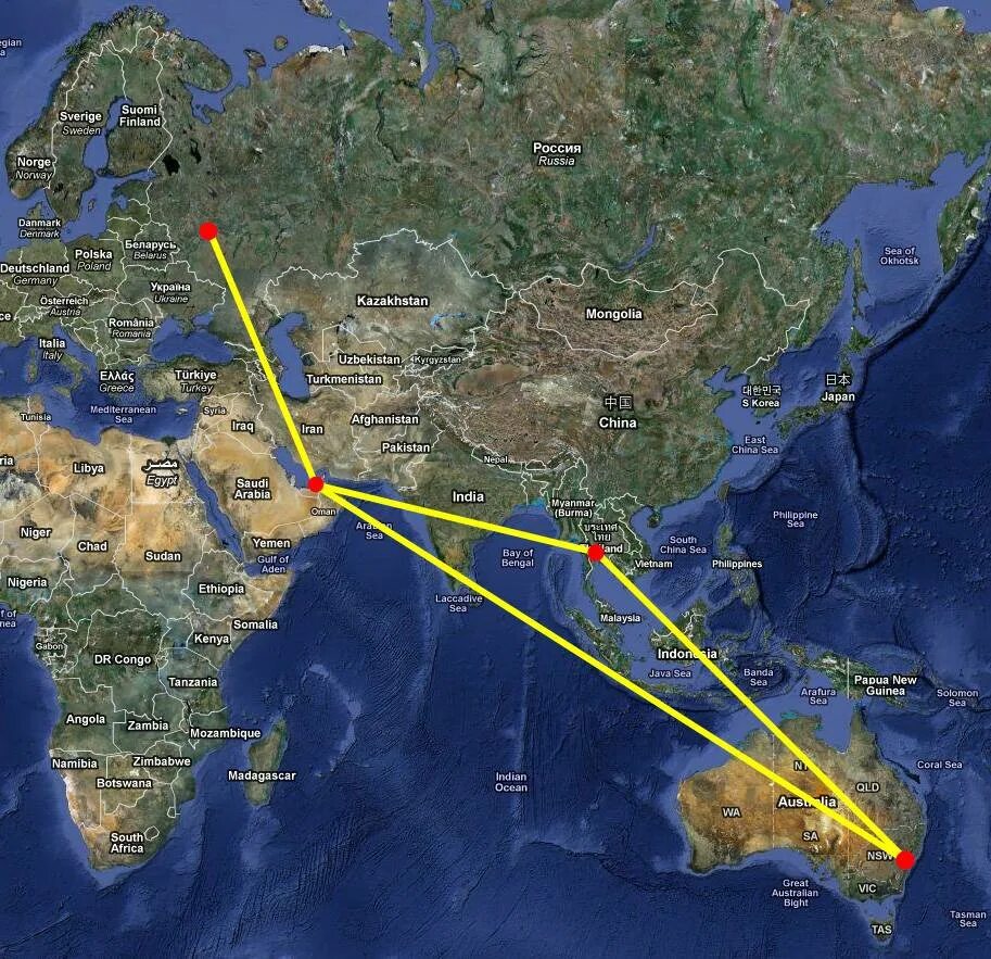 Время полета в страны. Маршруты самолетов. Маршрут самолета Москва Дубай. Маршрут самолетов из Австралии. Перелет Москва Австралия.