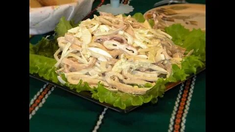 Лазерсон салат из кальмаров