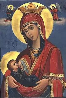 Икона божьей млекопитательницы