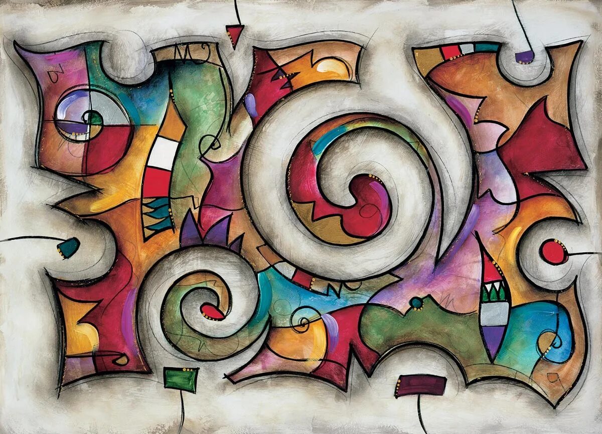 Постеры в стиле Абстрактное искусство. Абстрактные картины для раскрашивания. Cuadro. Love Letter Arte abstracto.