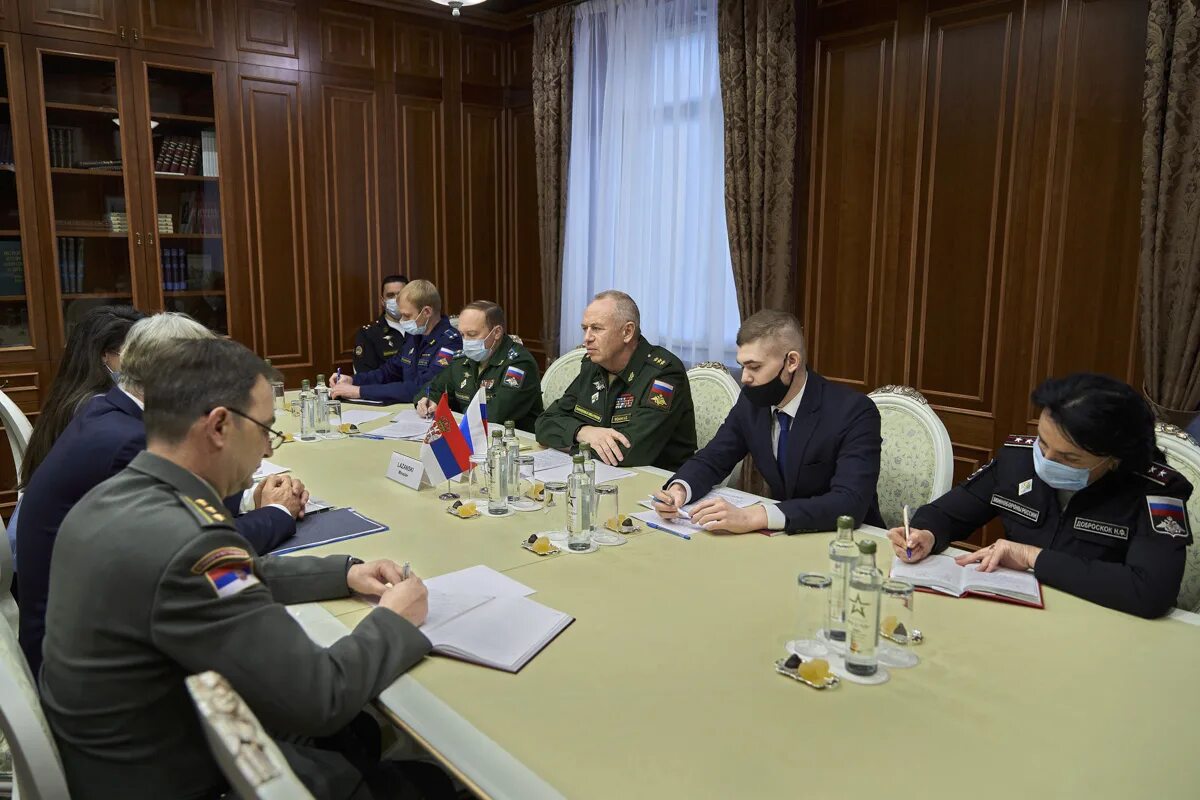 Военное сотрудничество России и Сербии. Фомин зам министра переговоров.