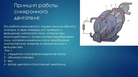 Синхронным называется двигатель