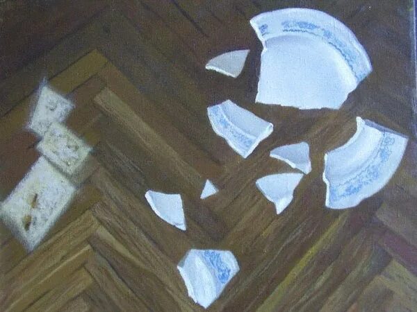 Осколки тарелка. Разбитая посуда. Разбитая тарелка. Разбитая тарелка на полу. Разбитая посуда на полу.