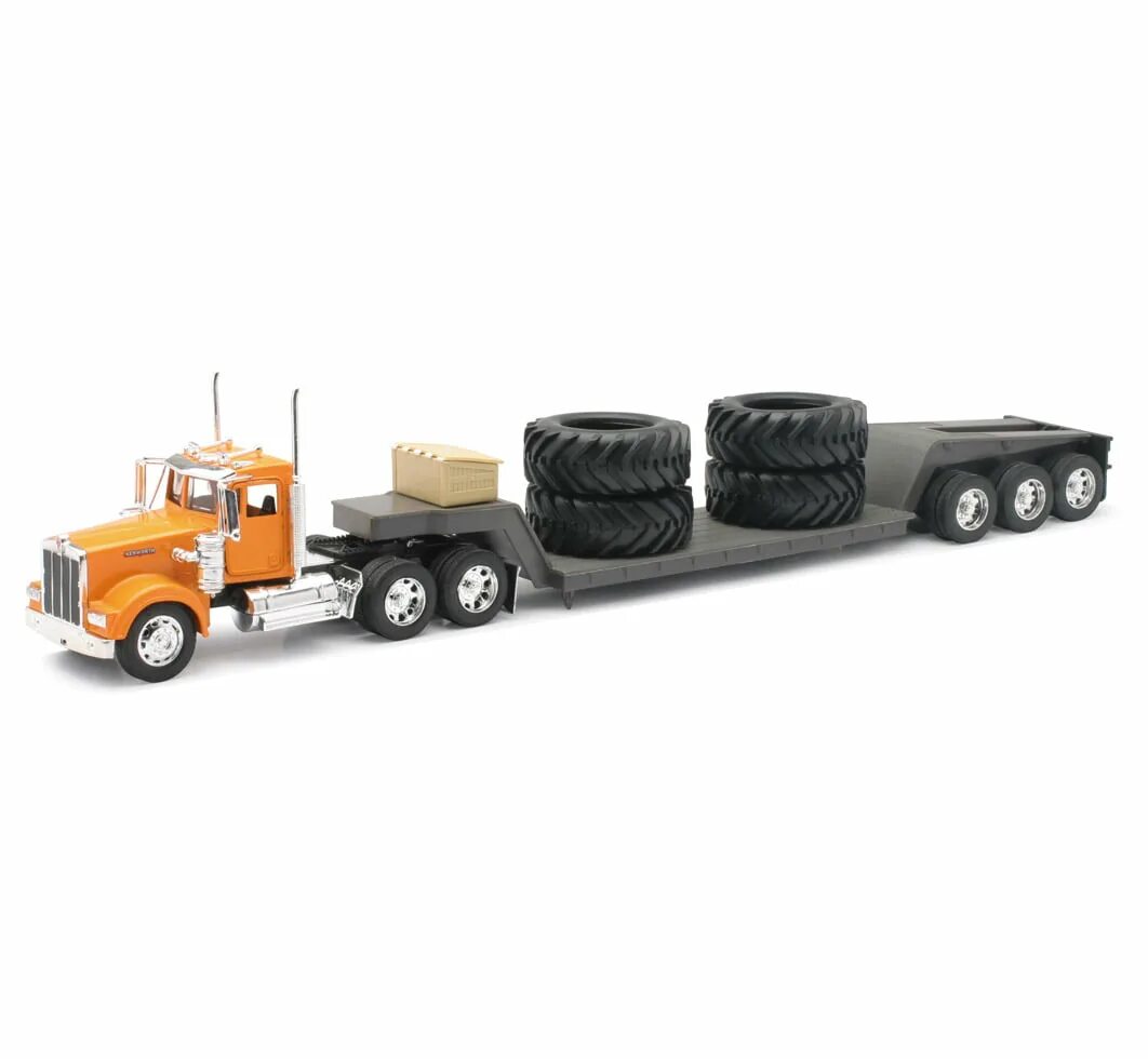 New ray Kenworth w900 1:32. New ray Kenworth w900. Kenworth w900 1/43. Kenworth w900 Lowboy. New 1 32