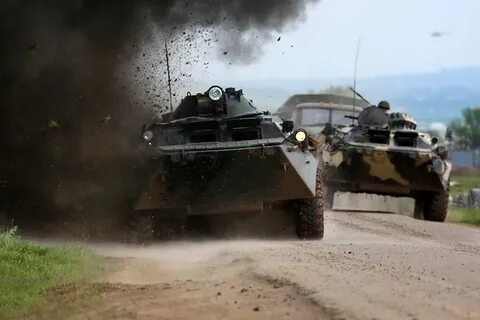Видео боя бтр