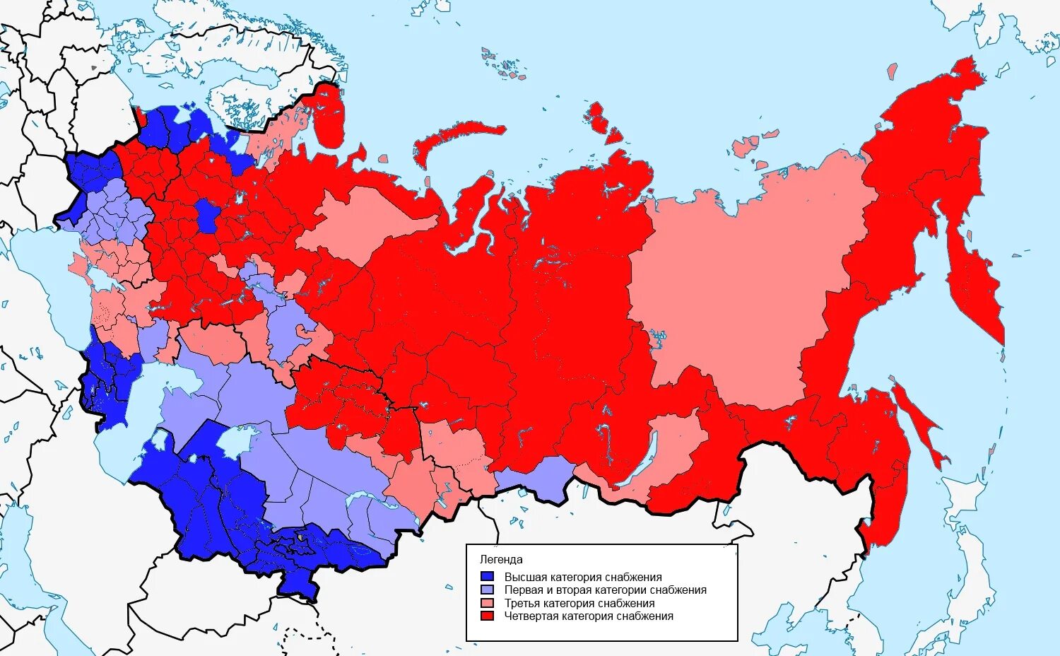 Этническая территория россии. Зоны снабжения в СССР. Карта снабжения регионов СССР. Карта категорий снабжения в СССР. Карта снабжения СССР по категориям.