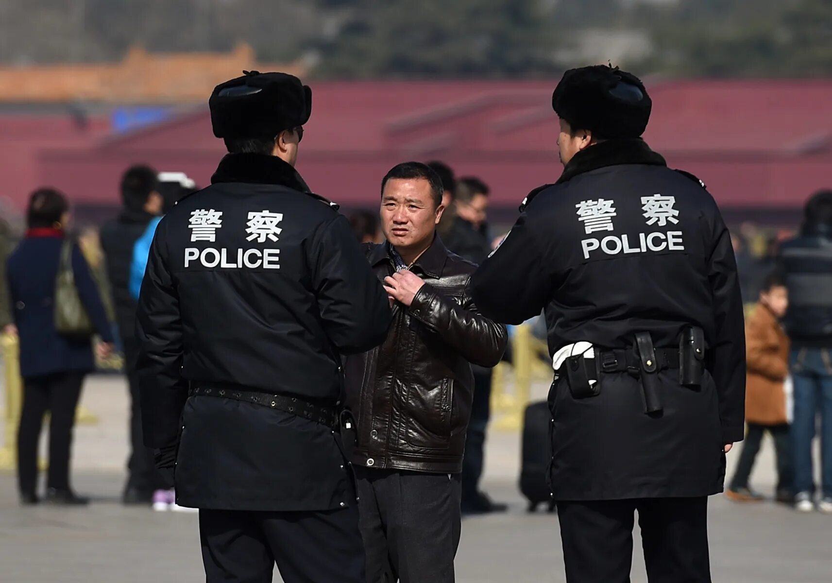 Китайская полиция. Форма полиции Китая. Полиция КНР. Милиция Китая.