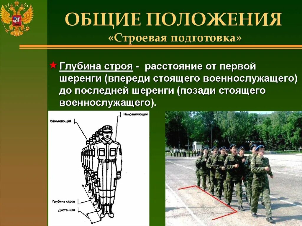 Урок строевой подготовки