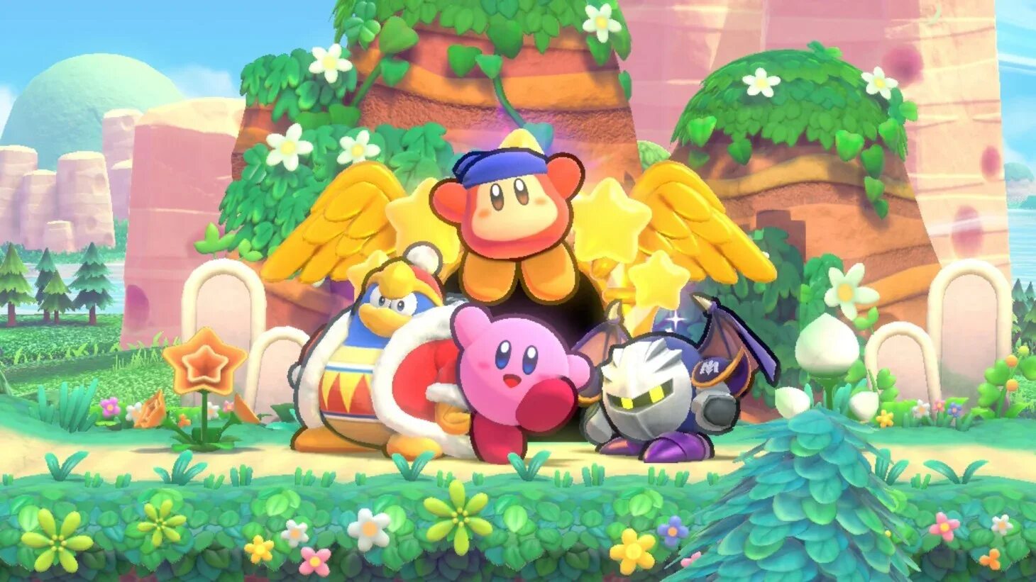 Dreamland Deluxe Kirby. Kirby s Return to Dream Land Deluxe. Кирби Return to Dreamland. Kirby's Return to Dream Land Deluxe.