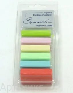 Пластика 6 цветов