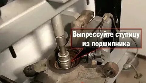 Замена ступичного подшипника авео