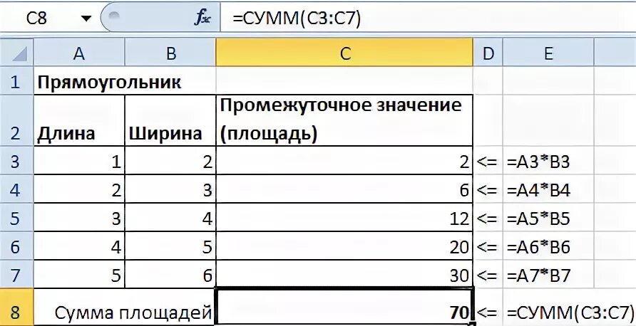Средневзвешенная в excel