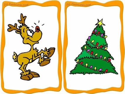 Christmas flashcards
