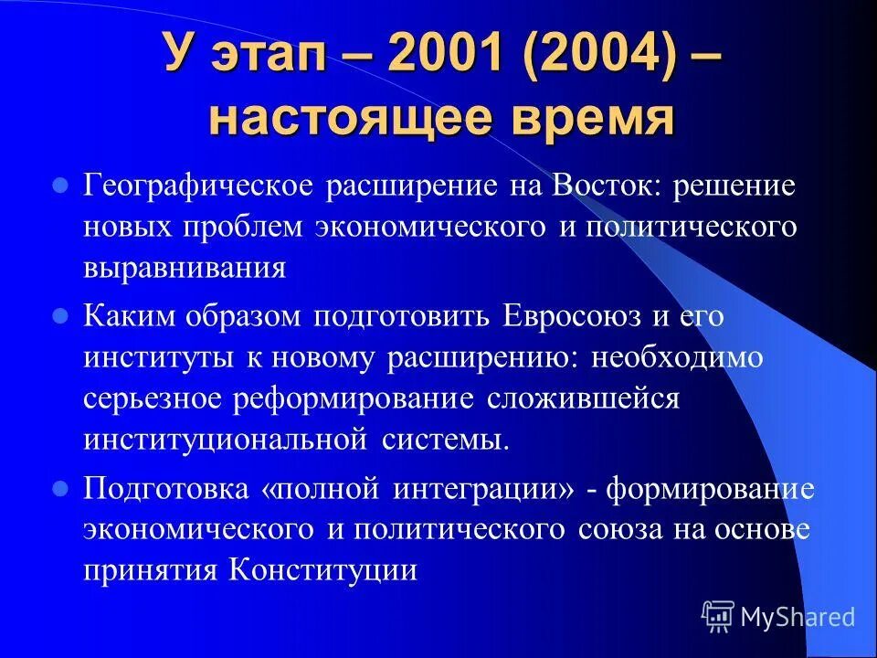 этапы создания европейского союза