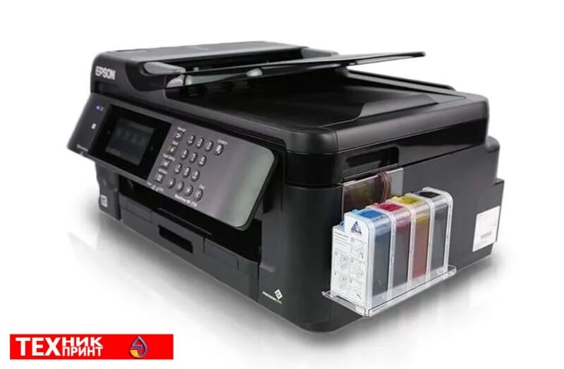 Принтер снпч купить. Epson WF 7710. МФУ Epson WF-7710dwf. Epson workforce WF-7710dwf. МФУ Epson workforce WF-7710dwf с бесконтактной СНПЧ.